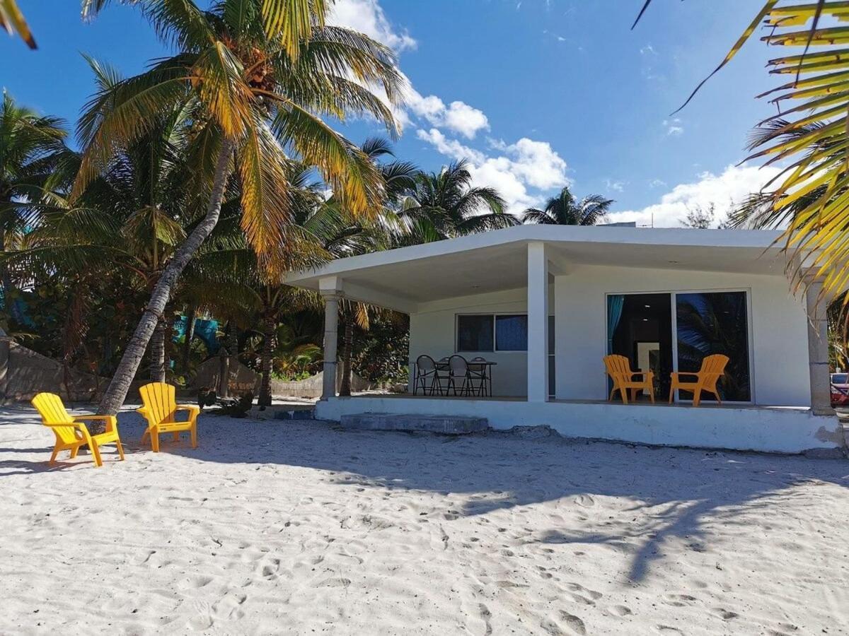 Playa Picheta Telchac Beach Front Villa Telchac Puerto Exterior photo